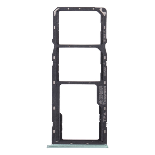 For OPPO Realme 7i (Global)  SIM Card Tray + SIM Card Tray + Micro SD Card Tray (Green) - Card Tray by buy2fix | Online Shopping UK | buy2fix