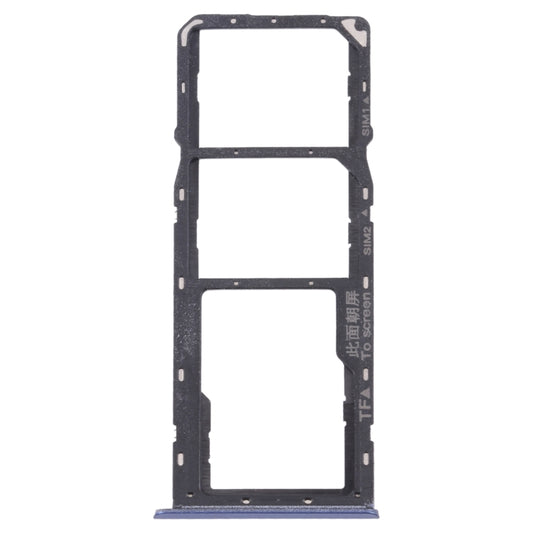 For OPPO Realme Narzo 20  SIM Card Tray + SIM Card Tray + Micro SD Card Tray (Blue) - Card Tray by buy2fix | Online Shopping UK | buy2fix