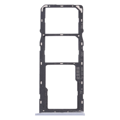 For OPPO Realme Narzo 20  SIM Card Tray + SIM Card Tray + Micro SD Card Tray (Silver) - Card Tray by buy2fix | Online Shopping UK | buy2fix