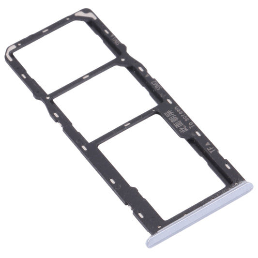 For OPPO Realme Narzo 20  SIM Card Tray + SIM Card Tray + Micro SD Card Tray (Silver) - Card Tray by buy2fix | Online Shopping UK | buy2fix