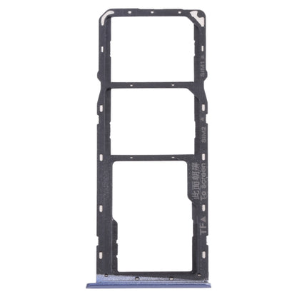 For OPPO Realme C15 RMX2180  SIM Card Tray + SIM Card Tray + Micro SD Card Tray (Blue) - Card Tray by buy2fix | Online Shopping UK | buy2fix