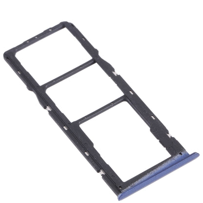 For OPPO Realme C15 RMX2180  SIM Card Tray + SIM Card Tray + Micro SD Card Tray (Blue) - Card Tray by buy2fix | Online Shopping UK | buy2fix