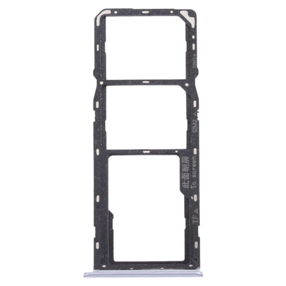 For OPPO Realme C15 RMX2180  SIM Card Tray + SIM Card Tray + Micro SD Card Tray (Silver) - Card Tray by buy2fix | Online Shopping UK | buy2fix