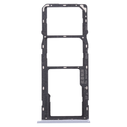 For OPPO Realme C15 RMX2180  SIM Card Tray + SIM Card Tray + Micro SD Card Tray (Silver) - Card Tray by buy2fix | Online Shopping UK | buy2fix