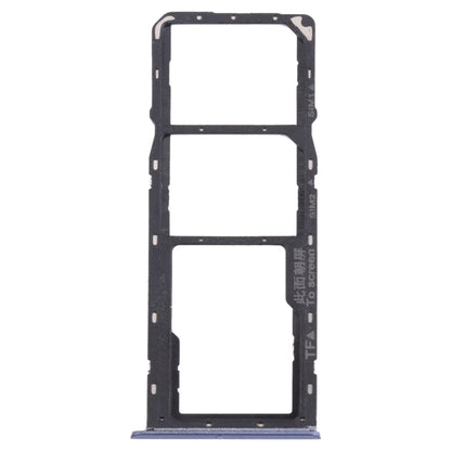 For OPPO Realme 7 (Global)  SIM Card Tray + SIM Card Tray + Micro SD Card Tray (Blue) - Card Tray by buy2fix | Online Shopping UK | buy2fix
