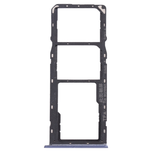 For OPPO Realme 7 (Global)  SIM Card Tray + SIM Card Tray + Micro SD Card Tray (Blue) - Card Tray by buy2fix | Online Shopping UK | buy2fix