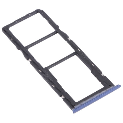 For OPPO Realme 7 (Global)  SIM Card Tray + SIM Card Tray + Micro SD Card Tray (Blue) - Card Tray by buy2fix | Online Shopping UK | buy2fix