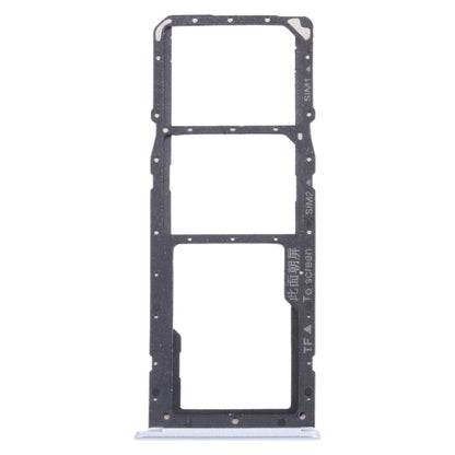 For OPPO Realme 7 (Global)  SIM Card Tray + SIM Card Tray + Micro SD Card Tray (White) - Card Tray by buy2fix | Online Shopping UK | buy2fix