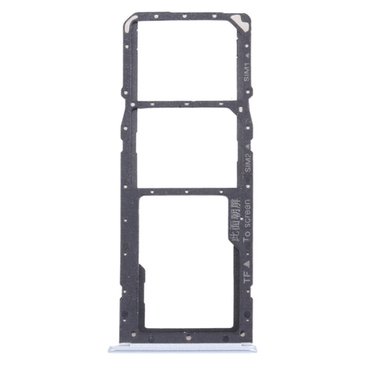 For OPPO Realme 7 (Global)  SIM Card Tray + SIM Card Tray + Micro SD Card Tray (White) - Card Tray by buy2fix | Online Shopping UK | buy2fix
