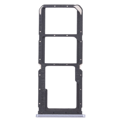For OPPO A55 PEMM00, PEMM20, PEMT00, PEMT20  SIM Card Tray + SIM Card Tray + Micro SD Card Tray (Black) - Card Tray by buy2fix | Online Shopping UK | buy2fix
