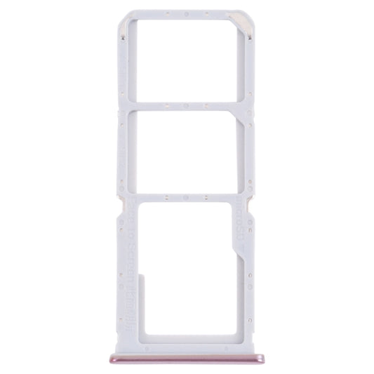 For OPPO A55 PEMM00, PEMM20, PEMT00, PEMT20  SIM Card Tray + SIM Card Tray + Micro SD Card Tray (Gold) - Card Tray by buy2fix | Online Shopping UK | buy2fix