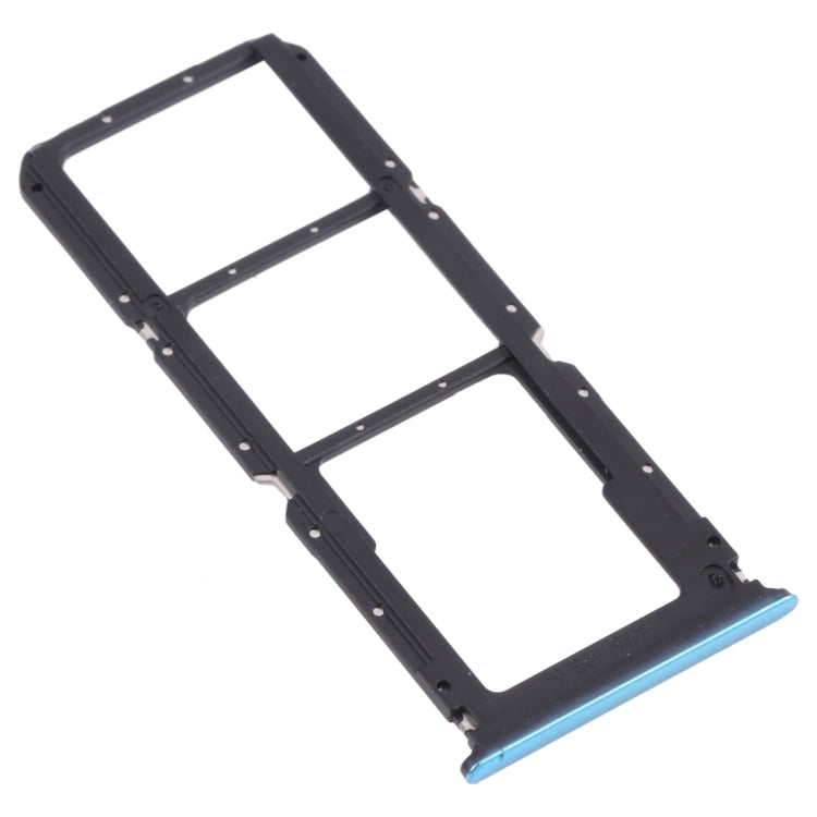 For OPPO A74 5G / A54 5G / A93 PCGM00, PEHM00  SIM Card Tray + SIM Card Tray + Micro SD Card Tray(Blue) - Card Tray by buy2fix | Online Shopping UK | buy2fix
