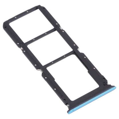 For OPPO A74 5G / A54 5G / A93 PCGM00, PEHM00  SIM Card Tray + SIM Card Tray + Micro SD Card Tray(Blue) - Card Tray by buy2fix | Online Shopping UK | buy2fix