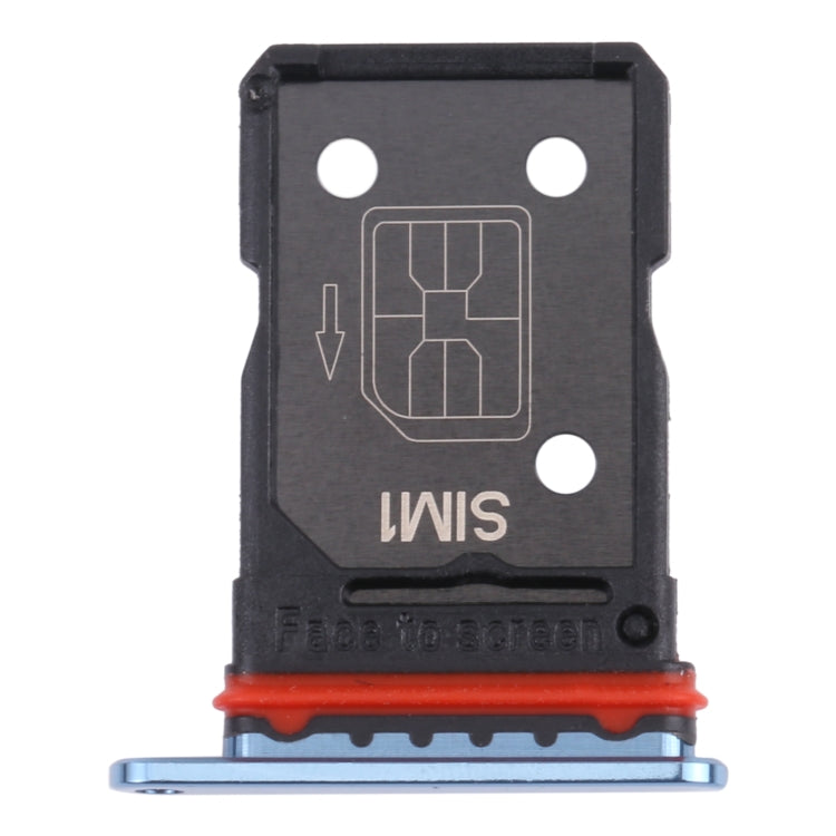 For OPPO Find X3 PEDM00 / Find X3 Pro SIM Card Tray + SIM Card Tray(Blue) - Card Tray by buy2fix | Online Shopping UK | buy2fix