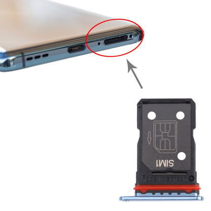 For OPPO Find X3 PEDM00 / Find X3 Pro SIM Card Tray + SIM Card Tray(Blue) - Card Tray by buy2fix | Online Shopping UK | buy2fix