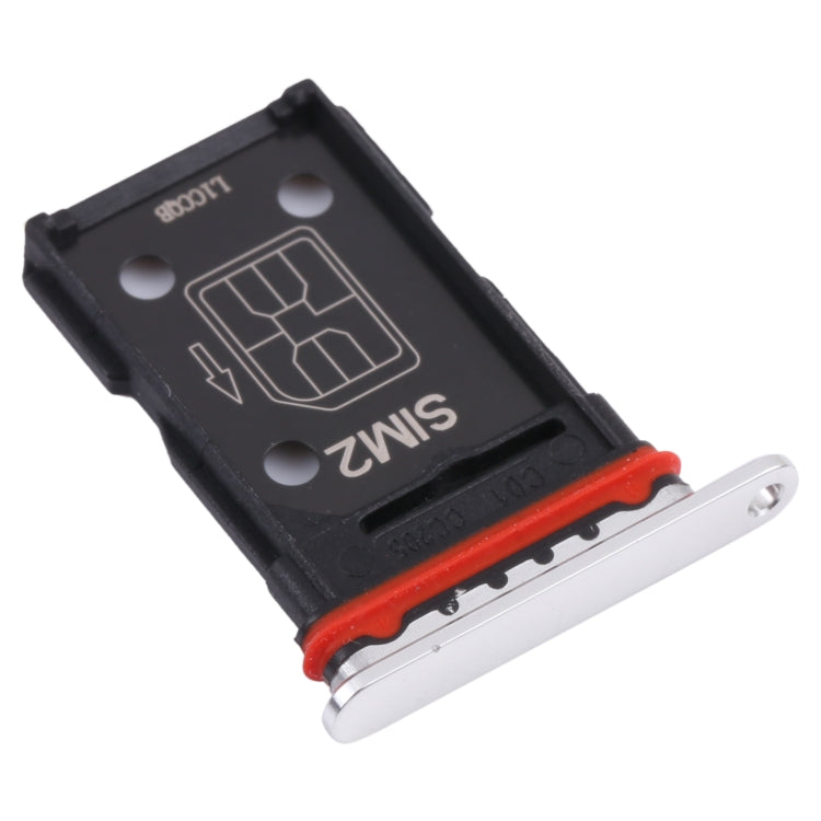 For OPPO Find X3 PEDM00 / Find X3 Pro SIM Card Tray + SIM Card Tray(White) - Card Tray by buy2fix | Online Shopping UK | buy2fix