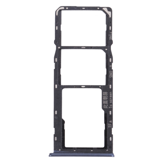 For OPPO A15s CPH2179  SIM Card Tray + SIM Card Tray + Micro SD Card Tray (Black) - Card Tray by buy2fix | Online Shopping UK | buy2fix