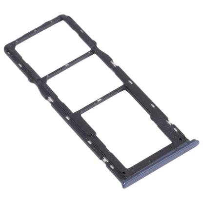 For OPPO A15s CPH2179  SIM Card Tray + SIM Card Tray + Micro SD Card Tray (Black) - Card Tray by buy2fix | Online Shopping UK | buy2fix