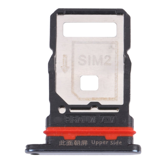 For vivo S9e SIM Card Tray + SIM Card Tray (Black) - Card Tray by buy2fix | Online Shopping UK | buy2fix