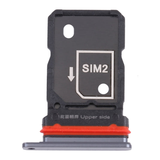 For Vivo iQOO 7 V2049A, I2009 SIM Card Tray + SIM Card Tray (Black) - Card Tray by buy2fix | Online Shopping UK | buy2fix