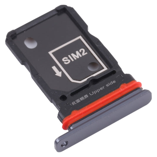 For Vivo iQOO 7 V2049A, I2009 SIM Card Tray + SIM Card Tray (Black) - Card Tray by buy2fix | Online Shopping UK | buy2fix
