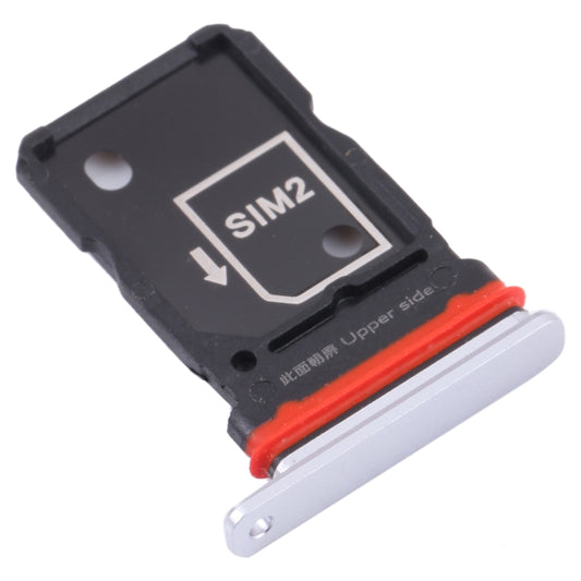 For Vivo iQOO 7 V2049A, I2009 SIM Card Tray + SIM Card Tray (White) - Card Tray by buy2fix | Online Shopping UK | buy2fix