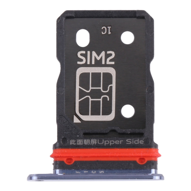 For Vivo S9 V2072A SIM Card Tray + SIM Card Tray (Black) - Card Tray by buy2fix | Online Shopping UK | buy2fix