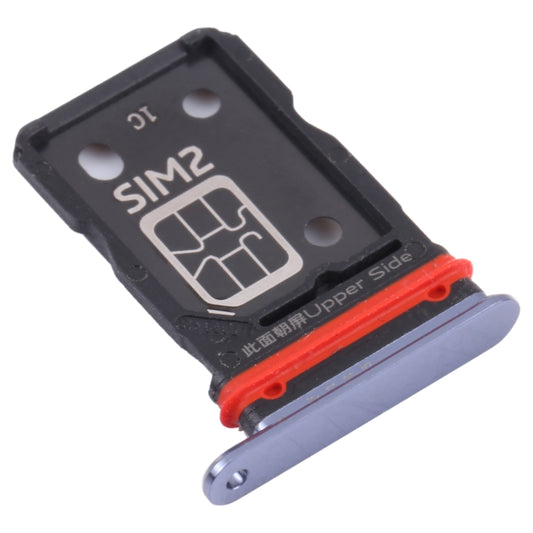 For Vivo S9 V2072A SIM Card Tray + SIM Card Tray (Black) - Card Tray by buy2fix | Online Shopping UK | buy2fix