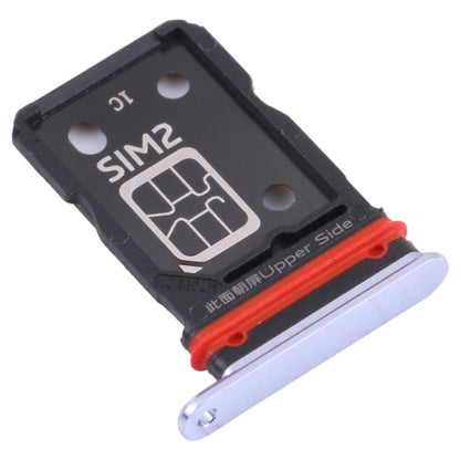 For Vivo S9 V2072A SIM Card Tray + SIM Card Tray (Silver) - Card Tray by buy2fix | Online Shopping UK | buy2fix