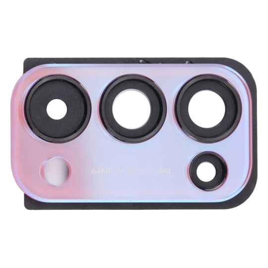 Cache d'objectif de caméra pour OPPO Reno5 Pro 5G PDSM00, PDST00, CPH2201 (Rouge)