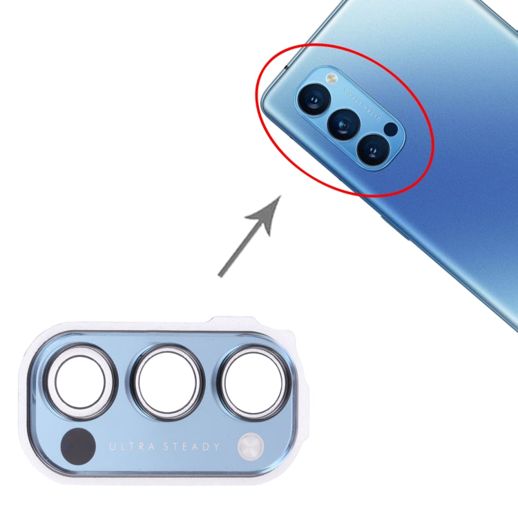 For OPPO Reno4 Pro 5G PDNM00, PDNT00, CPH2089 Camera Lens Cover (Blue) by buy2fix