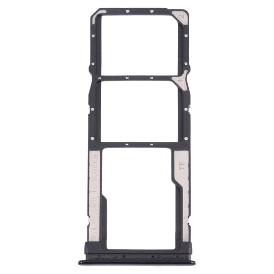 SIM Card Tray + SIM Card Tray + Micro SD Card Tray for Xiaomi Redmi Note 10 Pro 4G / Redmi Note 10 Pro Max / Redmi Note 10 Pro (India) M2101K6G, M2101K6R, M2101K6I, M2101K6P (Black) - Card Tray by buy2fix | Online Shopping UK | buy2fix