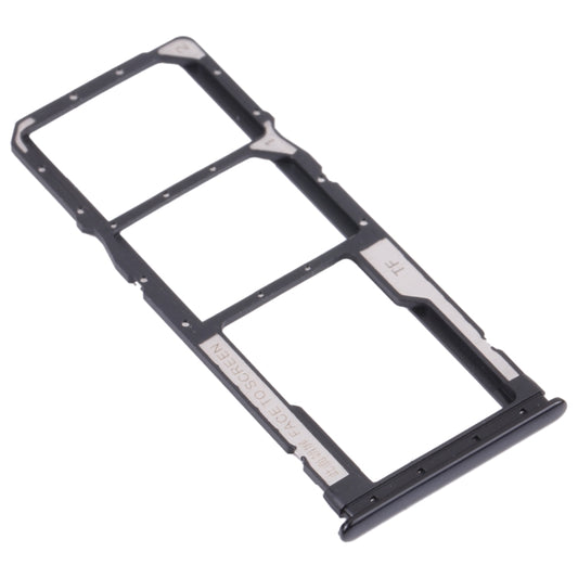 SIM Card Tray + SIM Card Tray + Micro SD Card Tray for Xiaomi Redmi Note 10 Pro 4G / Redmi Note 10 Pro Max / Redmi Note 10 Pro (India) M2101K6G, M2101K6R, M2101K6I, M2101K6P (Black) - Card Tray by buy2fix | Online Shopping UK | buy2fix