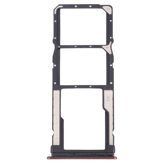 SIM Card Tray + SIM Card Tray + Micro SD Card Tray for Xiaomi Redmi Note 10 Pro 4G / Redmi Note 10 Pro Max / Redmi Note 10 Pro (India) M2101K6G, M2101K6R, M2101K6I, M2101K6P (Gold) - Card Tray by buy2fix | Online Shopping UK | buy2fix