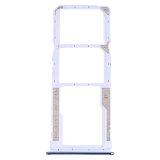 SIM Card Tray + SIM Card Tray + Micro SD Card Tray for Xiaomi Redmi Note 10 Pro 4G / Redmi Note 10 Pro Max / Redmi Note 10 Pro (India) M2101K6G, M2101K6R, M2101K6I, M2101K6P (Blue) - Card Tray by buy2fix | Online Shopping UK | buy2fix
