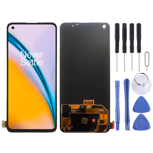 For OnePlus Nord 2 5G 2021  with Digitizer Full Assembly Original LCD Screen (Black) - LCD Screen by buy2fix | Online Shopping UK | buy2fix
