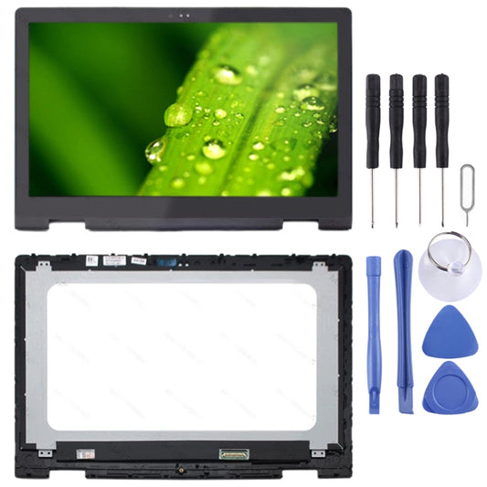 FHD 1920 x 1080 40 Pin P58F001 OEM LCD Screen for Dell Inspiron 15 5568 5578 Digitizer Full Assembly with Frame（Black) - Dell Spare Parts by buy2fix | Online Shopping UK | buy2fix