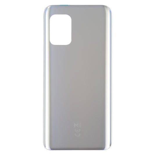 Glass Battery Back Cover with Adhesive for Asus Zenfone 8 ZS590KS(Jet Silver) - Back Cover by buy2fix | Online Shopping UK | buy2fix