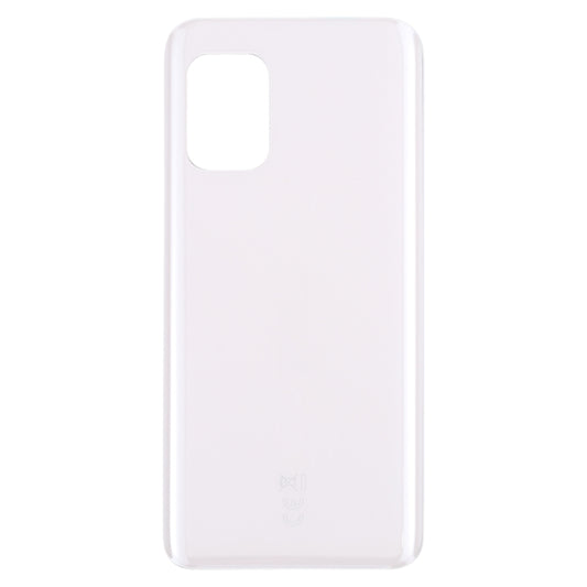 Glass Battery Back Cover with Adhesive for Asus Zenfone 8 ZS590KS(White) - Back Cover by buy2fix | Online Shopping UK | buy2fix