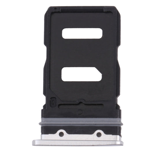 SIM Card Tray + SIM Card Tray for Asus Zenfone 8 ZS590KS(Frosted Silver) - Card Tray by buy2fix | Online Shopping UK | buy2fix