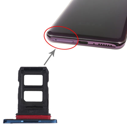 For OPPO Find X CPH1871 PAFM00 SIM Card Tray + SIM Card Tray (Blue) - Card Tray by buy2fix | Online Shopping UK | buy2fix
