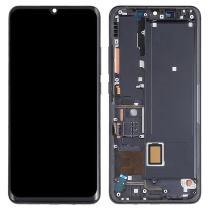 AMOLED LCD Screen for Xiaomi Mi Note 10 Lite M2002F4LG Digitizer Full Assembly with Frame(Black) - LCD Screen by buy2fix | Online Shopping UK | buy2fix