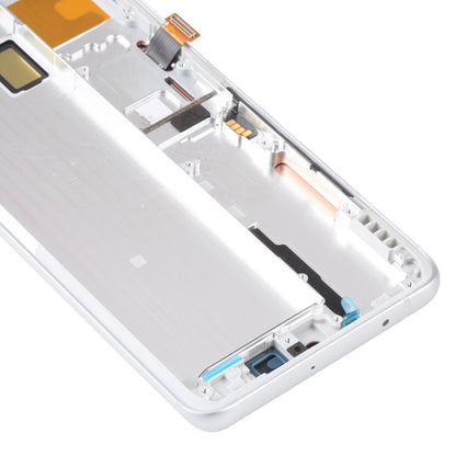 AMOLED LCD Screen for Xiaomi Mi Note 10 Lite M2002F4LG Digitizer Full Assembly with Frame(Silver) - LCD Screen by buy2fix | Online Shopping UK | buy2fix
