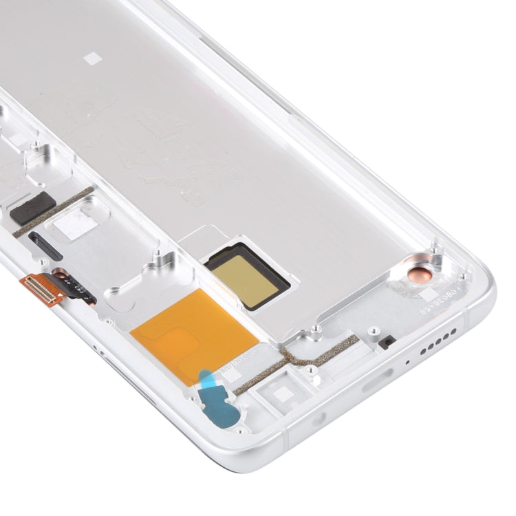 AMOLED LCD Screen for Xiaomi Mi Note 10 Lite M2002F4LG Digitizer Full Assembly with Frame(Silver) - LCD Screen by buy2fix | Online Shopping UK | buy2fix