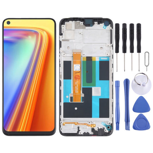 LCD Screen and Digitizer Full Assembly With Frame for OPPO Realme 7 (Asia) 4G RMX2151 RMX2163 - LCD Screen by buy2fix | Online Shopping UK | buy2fix
