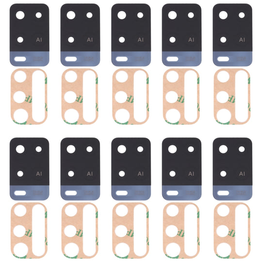Pour OPPO A54 4G 10 PCS Objectif de caméra arrière (Noir)