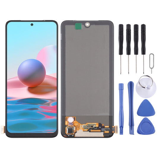 OLED Material LCD Screen and Digitizer Full Assembly for Xiaomi Redmi Note 10 4G / Redmi Note 10S / Redmi Note 11 SE India / Poco M5s  M2101K7BG, M2101K7BI, M2101K7BNY, M2101K7BL, M2101K7AI, M2101K7AG - LCD Screen by buy2fix | Online Shopping UK | buy2fix