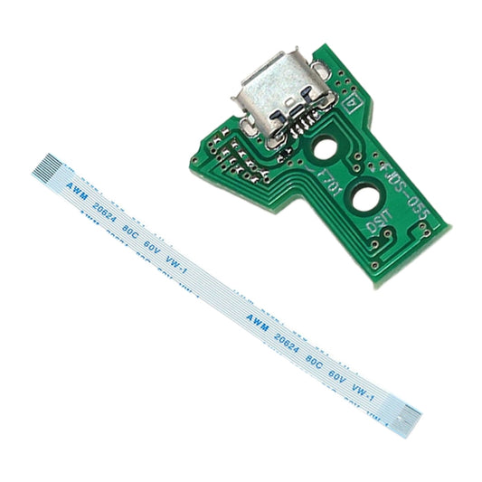 JCD JDS-055 USB Charging Port Board with 12 Pin FPC Flex Cable For PS4 - PS4 Spare Parts by buy2fix | Online Shopping UK | buy2fix