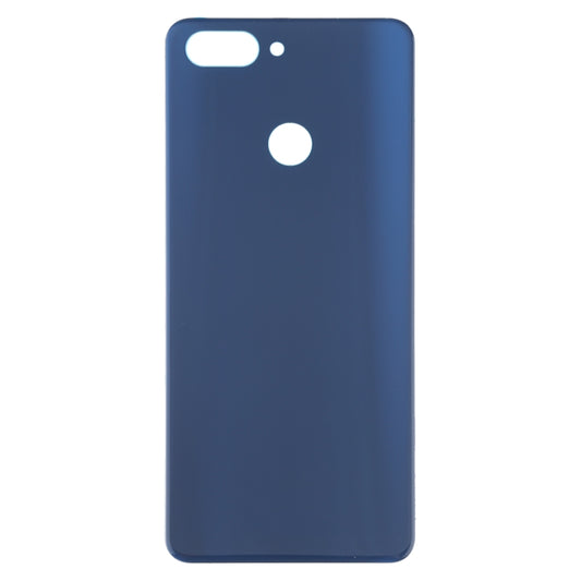 Glass Battery Back Cover for ZTE Blade V9(Blue) - For ZTE by buy2fix | Online Shopping UK | buy2fix