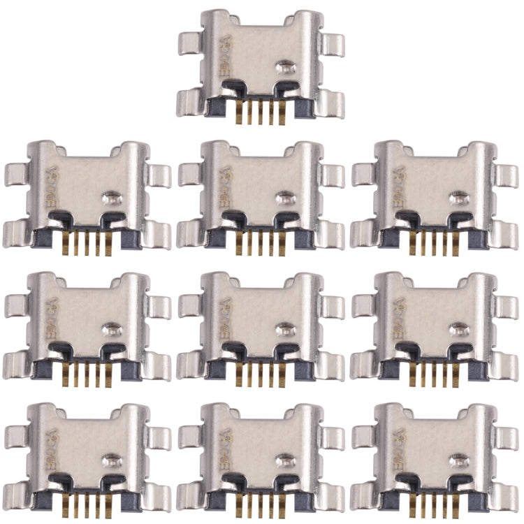 10 PCS Charging Port Connector for Huawei Enjoy 9e - Tail Connector by buy2fix | Online Shopping UK | buy2fix